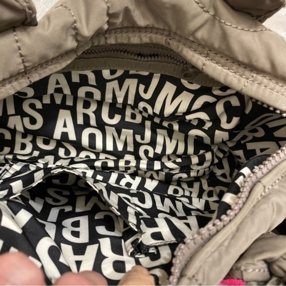 Marc by Marc iacob quilted gray nylon barrel duffel bag - Picture 3 of 12